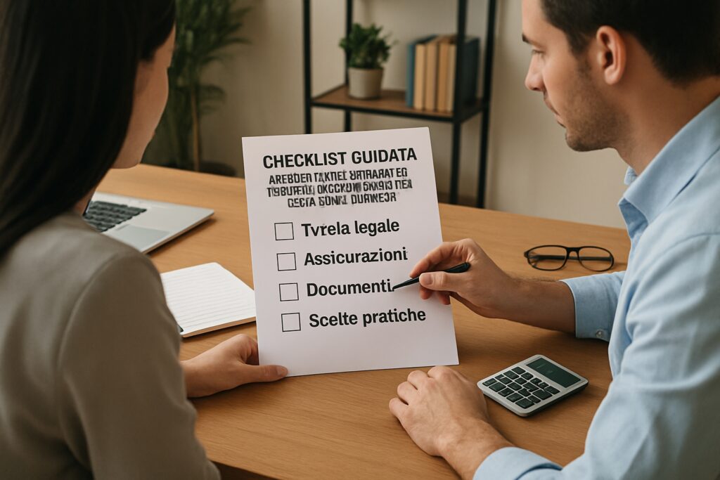 Checklist guidata per organizzare documenti, tutele e scelte pratiche tra casa, viaggi e energia